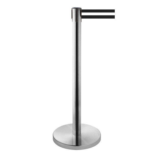 Stein HGS HGS personengeleidingssysteem -P-Line Niro-, zwart/wit/zwart horizontaal (gestreept), met veiligheidsslot (zelfontgrendelend), 3638803