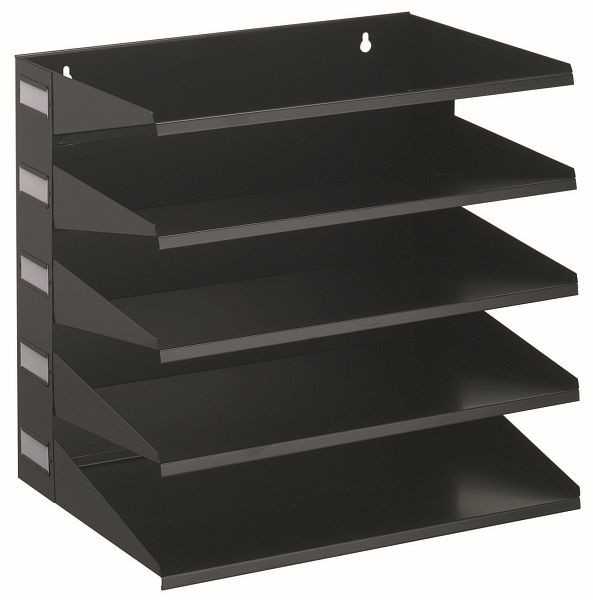 DURABLE sorteerbalk, 5-delig, zwart, 336001