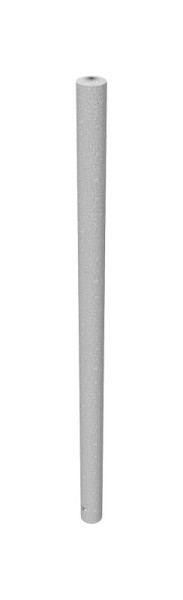 Schake RVS paal Ø 60 mm, stationair, voor inzetting in beton, totale lengte: 1200 mm, zonder slot, zonder oog, 4062