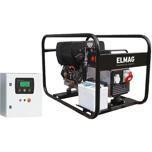 ELMAG noodstroom compleet pakket SED 7000WDE-ASS-DSE4520, DIESEL stroomgenerator met HATZ 1B40 motor, 00496