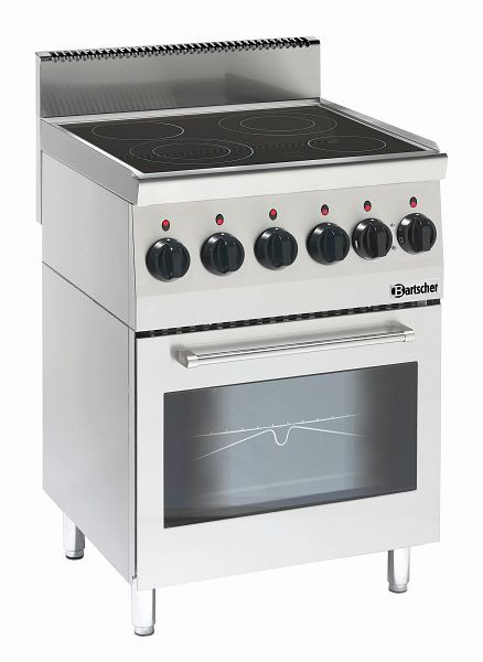 Bartscher elektrisch fornuis B600, 4 velden, elektrische oven, 132870