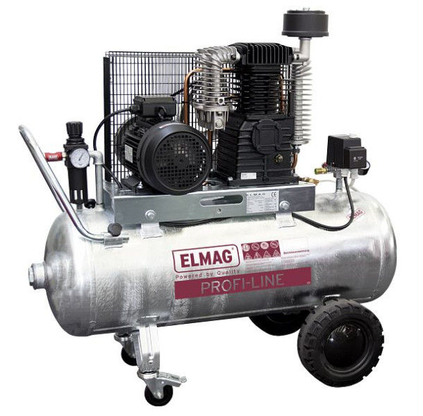 ELMAG compressor PROFI-LINE 'gegalvaniseerd', PL-Z 600/10/100 D, 11013