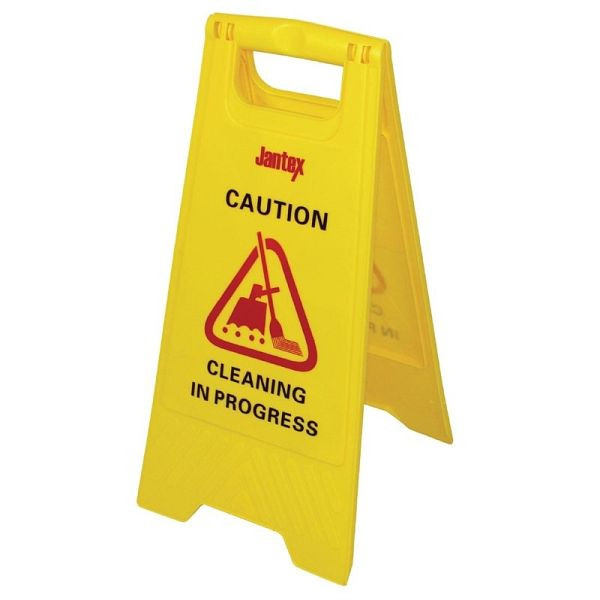 Jantex-waarschuwingsbord "Reiniging in uitvoering", L433