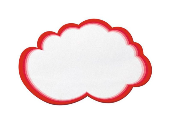 Legamaster moderatiewolk klein 20 stuks, 26.5 x 43 cm, 7-250300