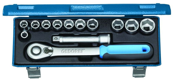 GEDORE dopsleutelset 1/2", zeskant UD-profiel, 2545810
