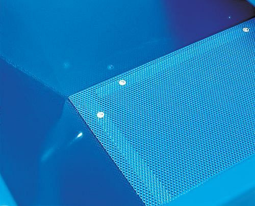 DENIOS geperforeerde vloer- en aftapkraan, voor kiepcontainers, 300 - 750 liter, 211-803