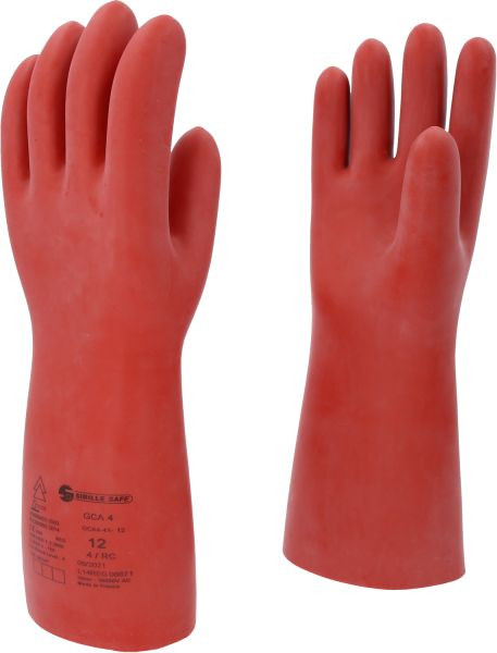 KS Tools Elektriciensbeschermhandschoen met mechanische en thermische bescherming, maat 12, klasse 4, rood, 117.0101