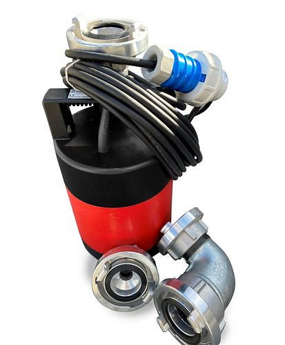 DENIOS droogloopveilige dompelpomp type K2F, vlakke zuiging tot 3 mm, 301199