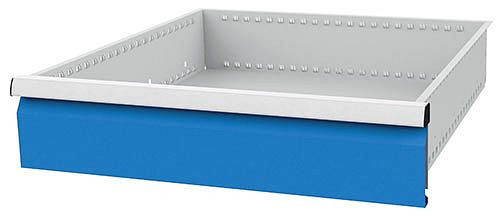 Bedrunka + Hirth lade, incl. Rails, R 24-24, paneelhoogte 150 mm, draagvermogen 100 kg, afmetingen in mm (BxDxH): 600 x 600 x 150, 60.70.150V10