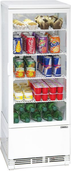 Casselin koelvitrine 98L - wit, CVR98LB