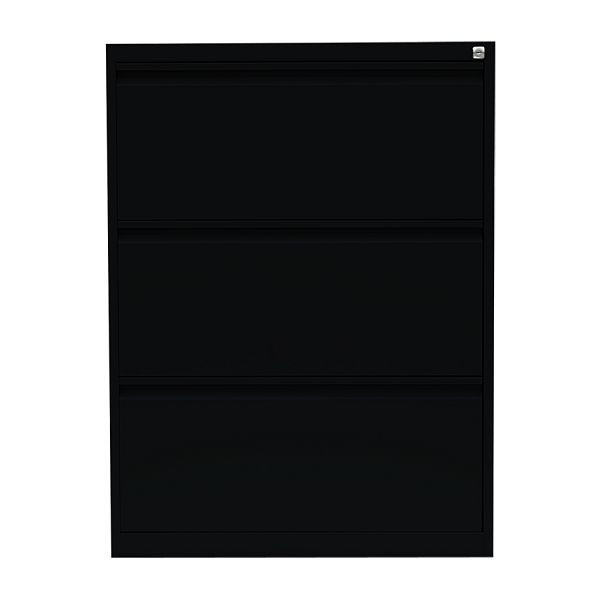 Lüllmann hangmapkast, 1010 x 760 x 620 mm, gitzwart/gitzwart, 561329