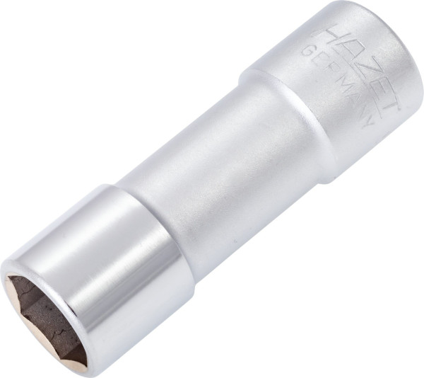 Hazet bougiedop, vierkant hol 12,5 mm (1/2 inch), uitwendig zeskantprofiel, 16 mm, 5/8", kroonveer, 900AKF