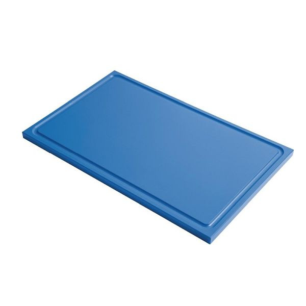 Gastro M snijplank met sapgroef GN1/2 blauw, GN324