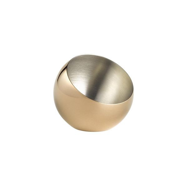 APS schalen "SPHERE", set van 3, Ø 8 cm, hoogte 7 cm, 0,1 liter, roestvrij staal, koperlook, 40771
