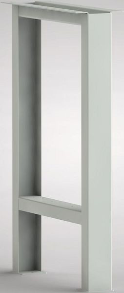 KLW werkbank-basiselement in U-vormige uitvoering van 2 mm plaatstaal, ingeklapt 800 x 608 x 80/160 mm H x D x B, FE-UNP-01