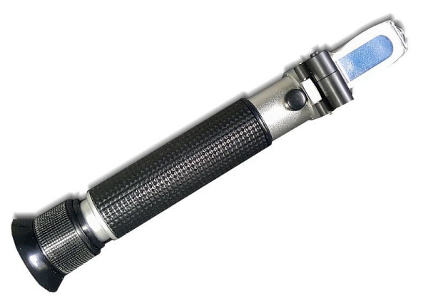 Hamma analoge refractometer met LED-verlichting voor koelsmeermiddelen, 2201011