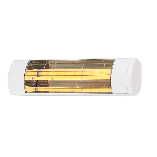 Schultze IR heater HWP2-W 1500 infrarood warmtestraler, 1500W 230V, IP55, wit, HWP2-W