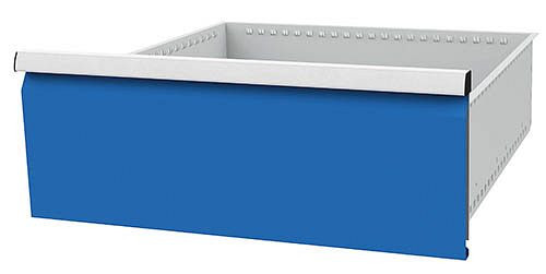 Bedrunka + Hirth lade, incl. Rails, R 24-24, paneelhoogte 250 mm, draagvermogen 100 kg, afmetingen in mm (BxDxH): 600 x 600 x 250, 60.70.250V10