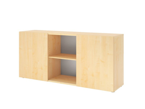 Hammerbacher dressoir met schuifdeuren 1780, 2 OH, romp: esdoorn/front: esdoorn, 160 x 42 x 74,8 cm (BxDxH), V1780/3/3