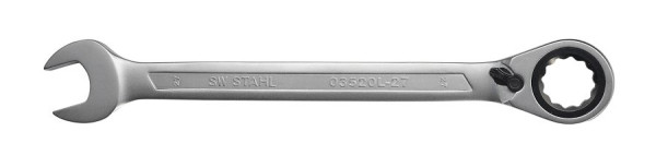 SW-Stahl ringratelsleutel, 27 mm, omschakelbaar, 03520L-27