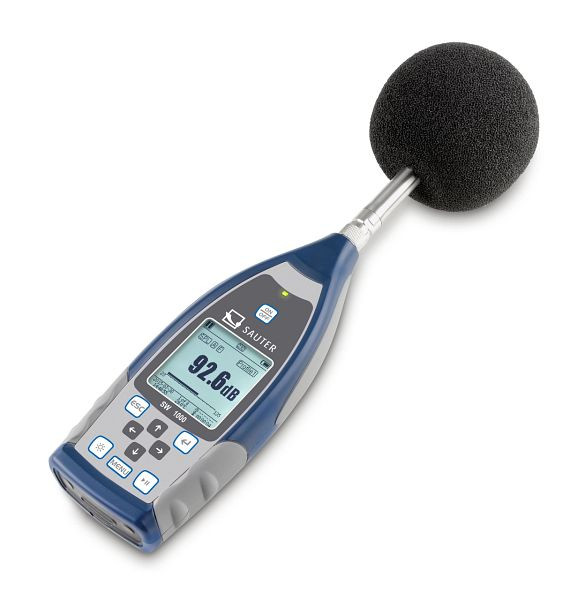 Sauter geluidsniveaumeter - klasse I 20 dB - 134 dB, d = 0,1 dB, SW 1000