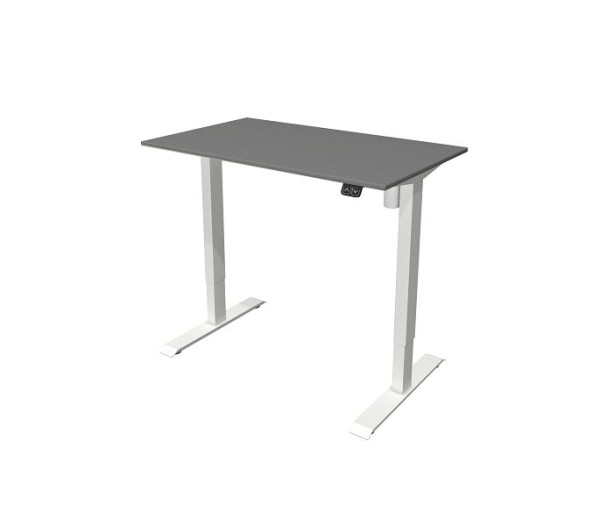 Kerkmann bijzettafel B 1000 x D 600 mm, elektrisch in hoogte verstelbaar van 740-1230 mm, grafiet, 10388812