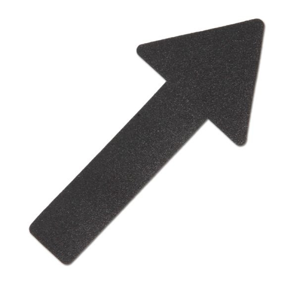 m2 antislip coating informatie markering Vervormbare zwarte pijl 130x280mm, VE: 10 stuks, M2SV10P1