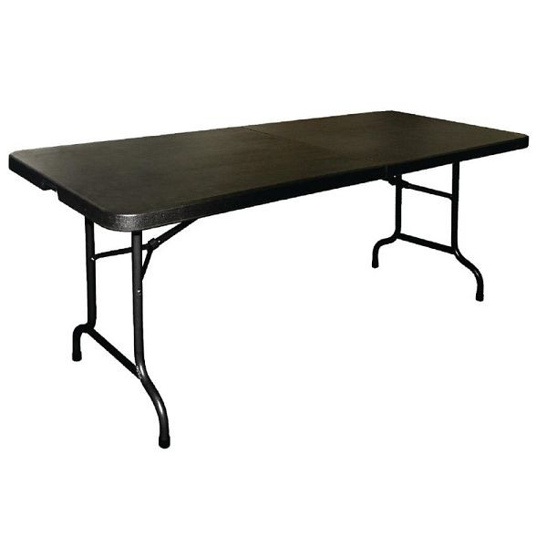 Bolero rechthoekige klaptafel zwart 183cm, CB518