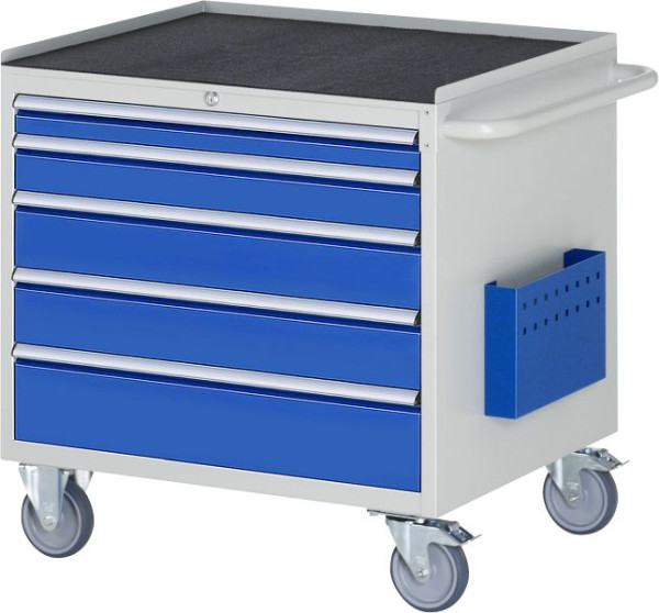 RAU montagewagen serie 7000, B770 x D650 x H795 mm, metalen onderstel, laden: 1xH60, 1xH90, 2xH120, 1xH150 mm, 15-XL3.11A-MT.11