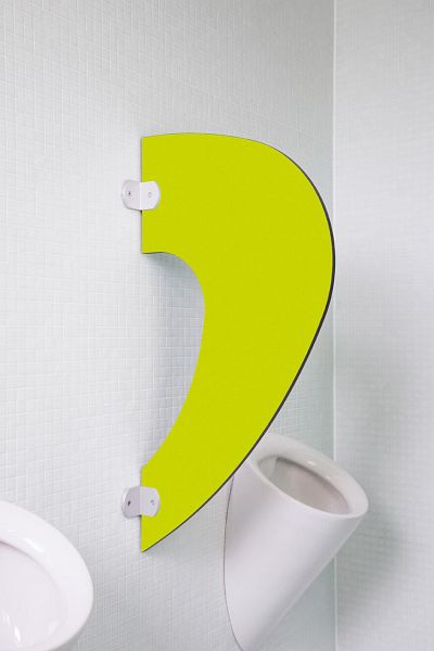 KEMMLIT design schaamwand Imola in felle kleuren, limegroen, 351.008