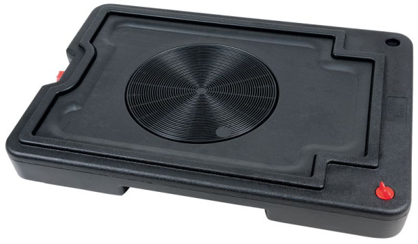 KS Tools Mobiele opvangbak 30 liter, extra plat met wielen, 150.9354