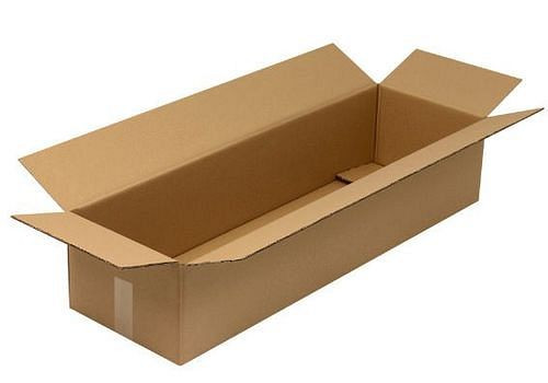 TransPak golfkartonnen vouwdoos 2-wandig, binnenmaat 1000 x 300 x 200 mm, kwaliteit 2.20BC, verpakking: 15 stuks, 299390