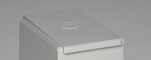 VAR deksel voor kunststof bak 40 l, lichtgrijs, 38001