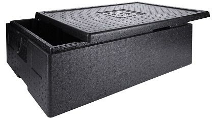 Contactdoos EPP, groot 69 x 49 x 36 cm, zwart, 6838/360
