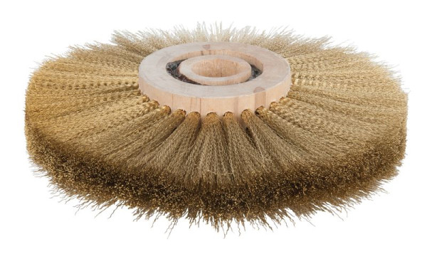 KS Tools BRONZEplus ronde borstel, tinbronsdraad, gegolfd, diameter 150 mm, 963.9596