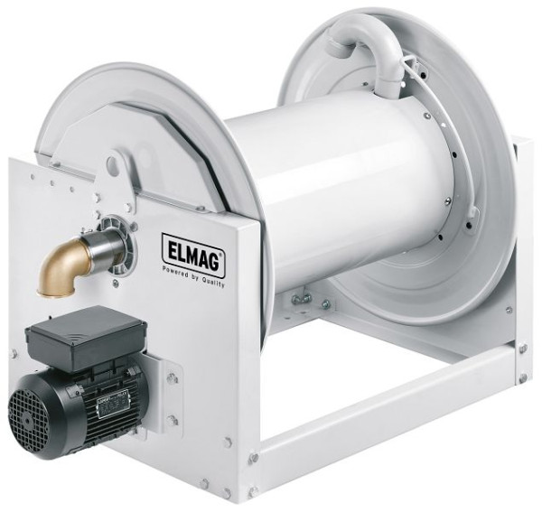 ELMAG industriële slanghaspel serie 700/L 690, elektrische aandrijving 230V voor olie en soortgelijke producten, 70 bar, 43623