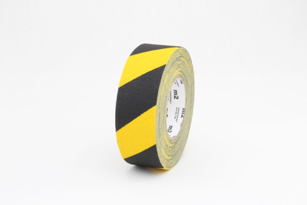 m2 antislipbekleding Vervormbare zwart/gele rol 50mmx18,3m, M2WR050183