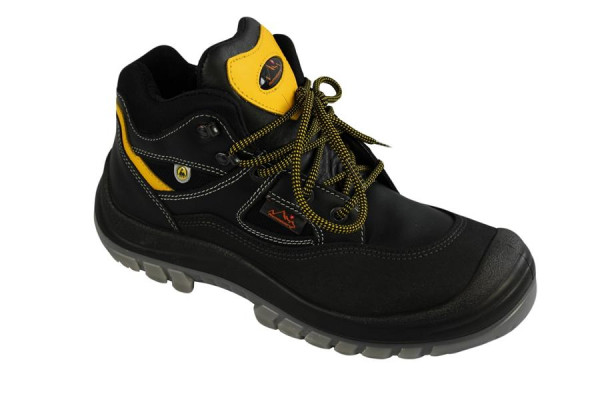 Hase Safety TIBET-ESD, Sicherheitshochschuh schwarz, EN20345-S3, Größe: 39, 52088-00-39