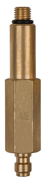 KS Tools adapterstuk (lang) M8x1,0 buitendraad en 1/4" slangaansluiting met afdichtring, 150.2345