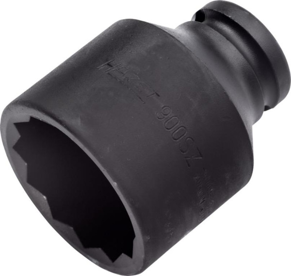 Hazet impact, machine schroevendraaierdop, dubbele zeskant, hol vierkant 12,5 mm, 36 mm, voor steekasmoer, 900SZ-36