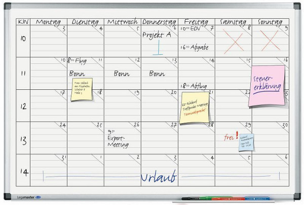 Legamaster PREMIUM universele planner 60x90cm, 7-418000