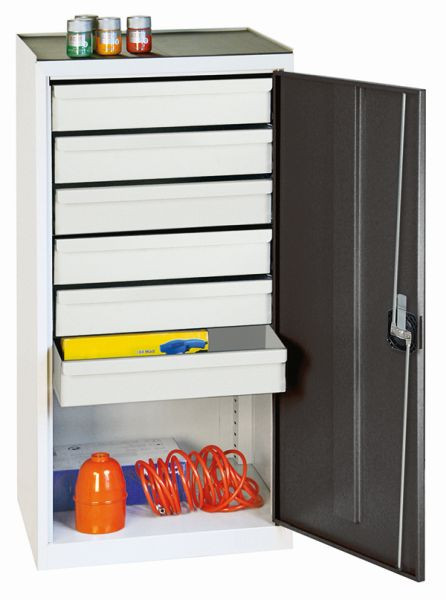 stumpff gereedschaps- en materiaalkast serie 2000, 7035/7016, 6 laden, 2001671