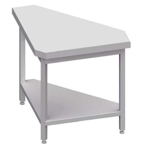 Stalgast neutrale uitgang 90° buitenhoekmodule 785x785x880 mm, RVS deksel, CF07116