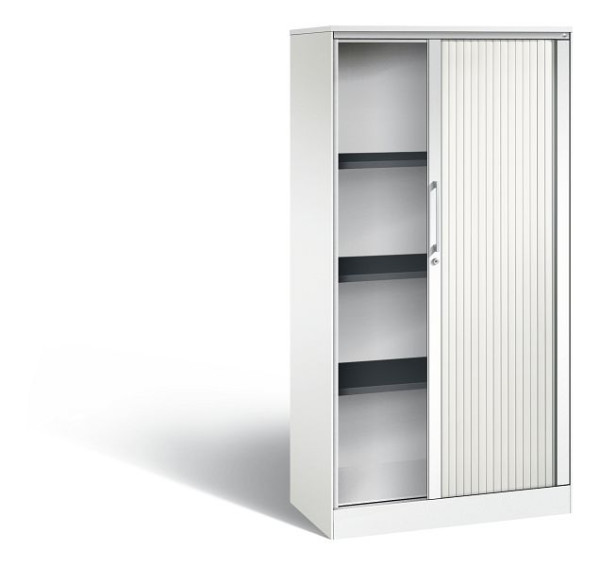 C+P rolluikkast Asisto, H1639xB800xD435mm, kleur: verkeerswit, beugelgreep, 4 niveaus, 143013-000 S10057
