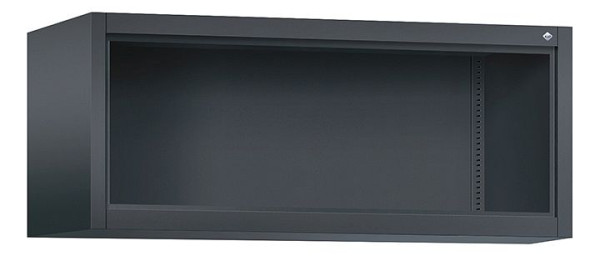 C+P opzetplank Acurado, H500xB1200xD500mm, kleur: zwart-grijs, 9384-000 S10010