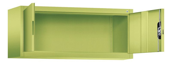 C+P opbouwkast Acurado, H500xB1200xD400mm, kleur: Viridin groen / Viridin groen, verzonken handgreep, 9464-000 S10125