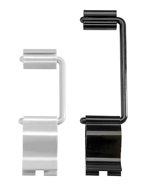 APS bord, 7,7 x 5,2 cm, kunststof, wit, 10 stuks, 11879