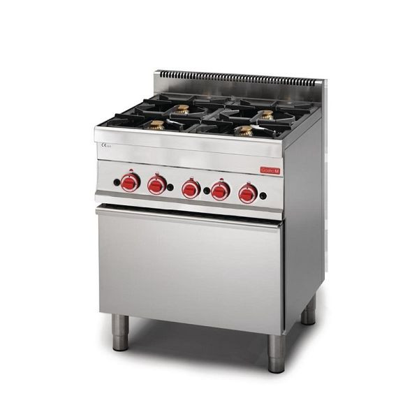 Gastro M gasfornuis met oven 65/70CFG, GN047