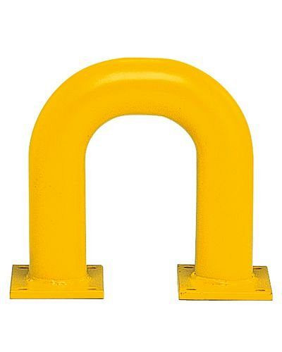 DENIOS Rammschutzbügel R 3.3, zur Außenaufstellung, 375 x 350 mm, 145176