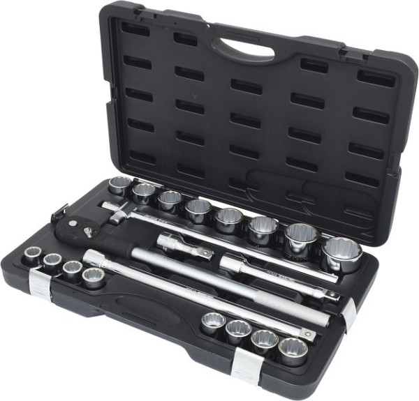 KS Tools 3/4" dopsleutelset, 21-delig, 12-kant, 911.0751